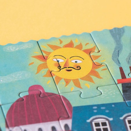 Night and day in Paris Puzzle