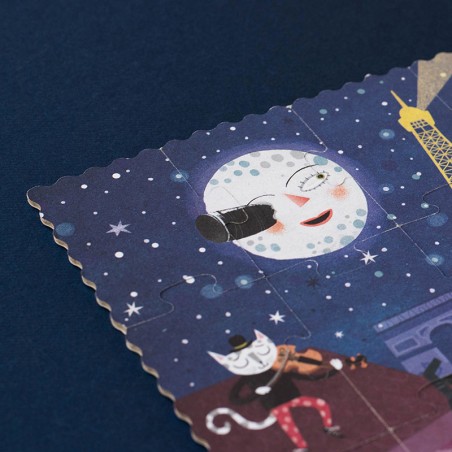 Night and day in Paris Puzzle