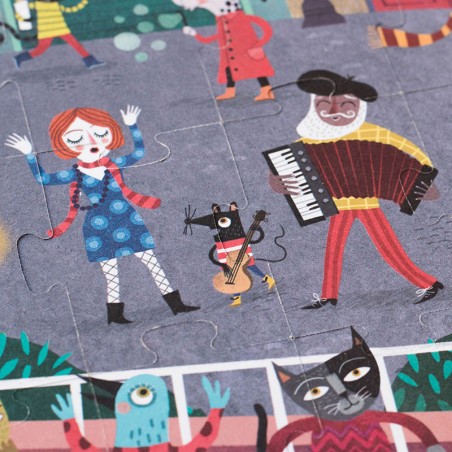 Night and day in Paris Puzzle