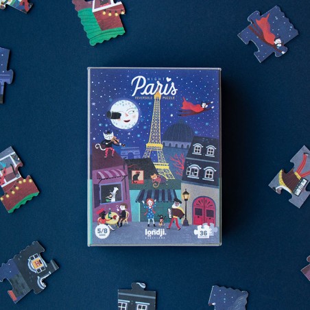 Night and day in Paris Puzzle