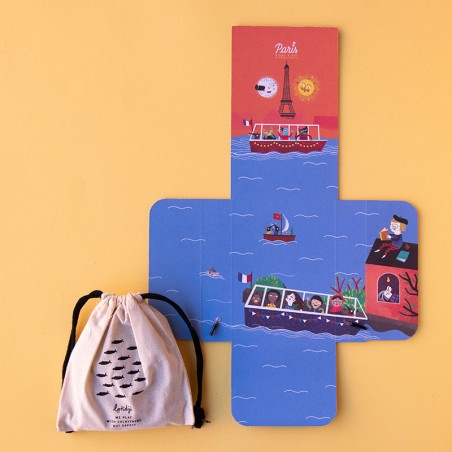 Night and day in Paris Puzzle