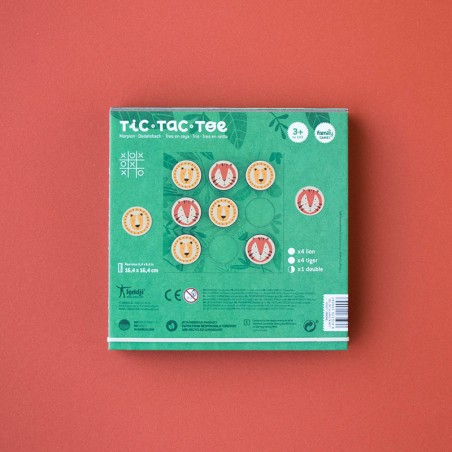 Lion and tiger tic tac toe