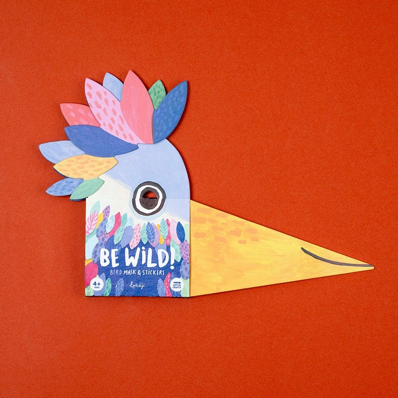 Activity - BE WILD! BIRD Mask&Stickers *NEW*