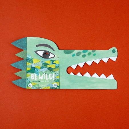 Activity - BE WILD! CROCODILE Mask&Stickers *NEW*