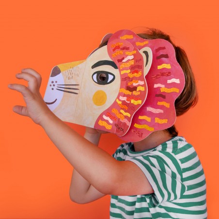 Activity - BE WILD! LION Mask&Stickers *NEW*