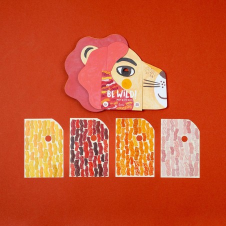 Activity - BE WILD! LION Mask&Stickers *NEW*