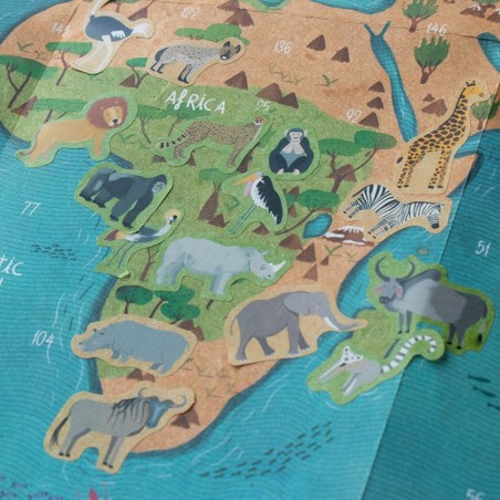 Activity - ANIMAL WORLD Poster&Stickers *NEW*