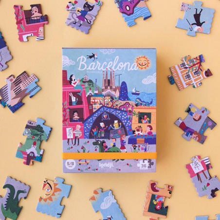 Puzzle - NIGHT & DAY IN BARCELONA