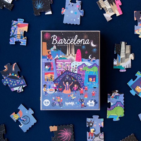 Puzzle - NIGHT & DAY IN BARCELONA