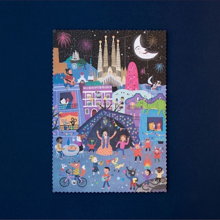 Puzzle - NIGHT & DAY IN BARCELONA