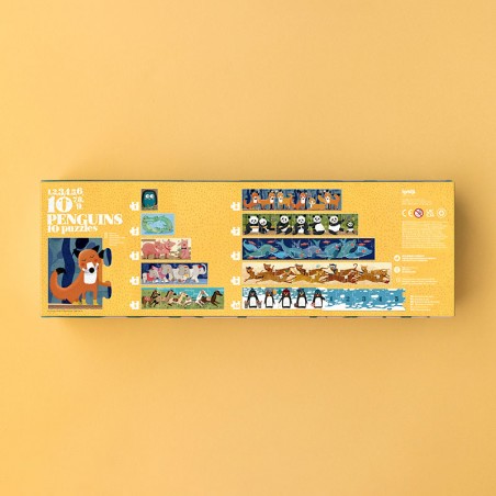 Puzzle - 10 PENGUINS