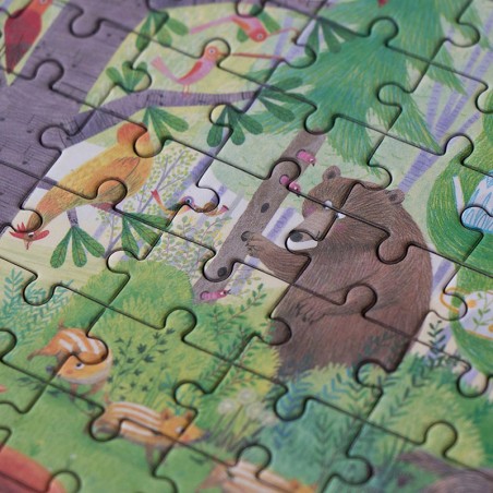 Pocket Puzzle - NIGHT & DAY IN THE FOREST