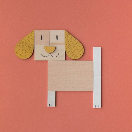 Wooden Toy - THE FOX & THE MOUSE