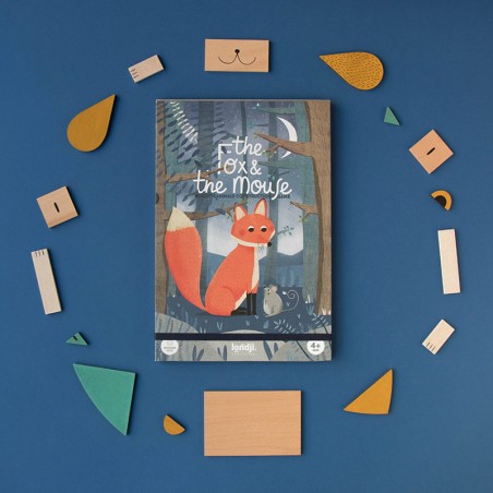 Wooden Toy - THE FOX & THE MOUSE