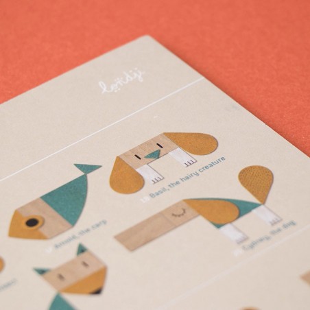 Wooden Toy - THE FOX & THE MOUSE