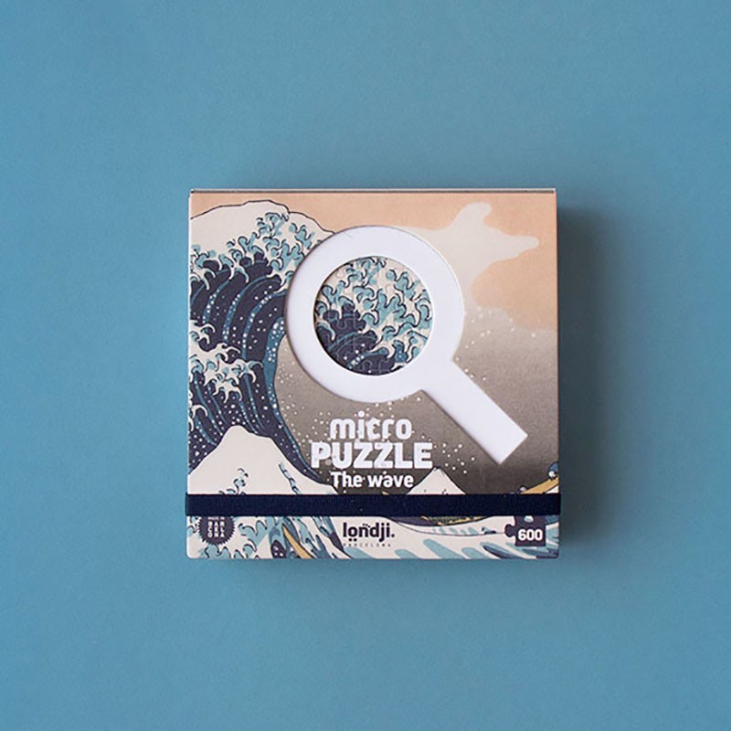 Look MicroPuzzle - (HOKUSAI) THE WAVE 600 pcs