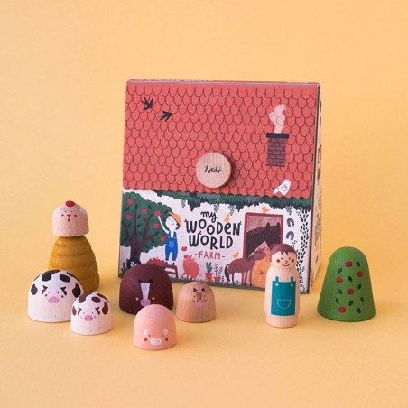Wooden Toy - MY WOODEN WORLD, FARM